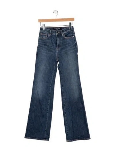 Pre-owned Veronica Beard High-rise Flared Jeans W/ Tags In Blue