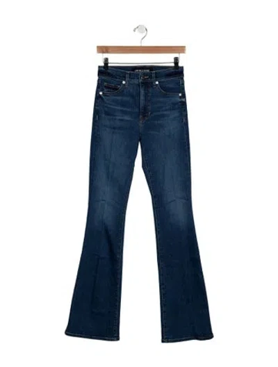 Pre-owned Veronica Beard High-rise Flared Jeans W/ Tags In Blue