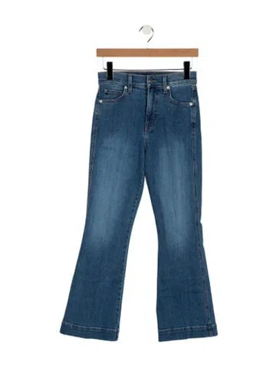 Pre-owned Veronica Beard High-rise Flared Jeans W/ Tags In Blue