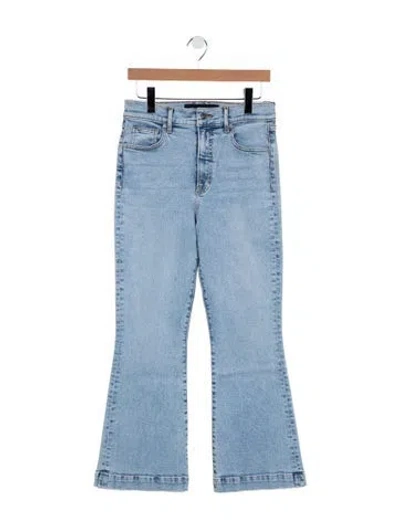 Pre-owned Veronica Beard High-rise Flared Jeans W/ Tags In Blue