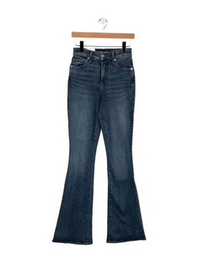 Pre-owned Veronica Beard High-rise Flared Jeans W/ Tags In Blue