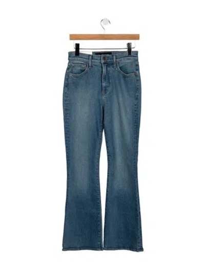 Pre-owned Veronica Beard High-rise Flared Jeans W/ Tags In Blue