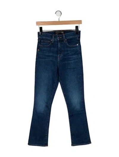 Pre-owned Veronica Beard High-rise Flared Jeans W/ Tags In Blue