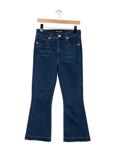 Pre-owned Veronica Beard High-rise Flared Jeans W/ Tags In Blue