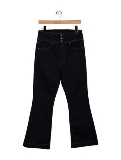 Pre-owned Veronica Beard High-rise Flared Jeans W/ Tags In Blue
