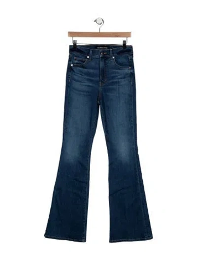 Pre-owned Veronica Beard High-rise Flared Jeans W/ Tags In Blue
