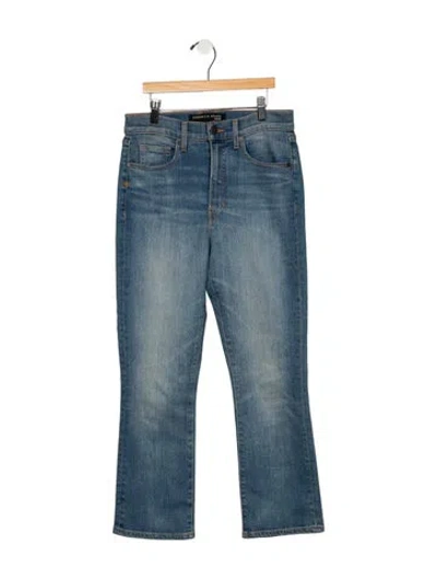 Pre-owned Veronica Beard High-rise Flared Jeans W/ Tags In Blue