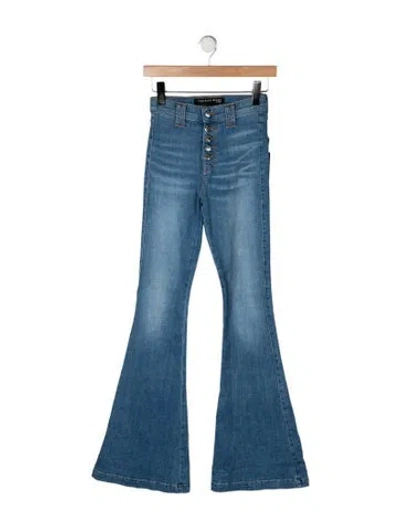 Pre-owned Veronica Beard High-rise Flared Jeans W/ Tags In Blue