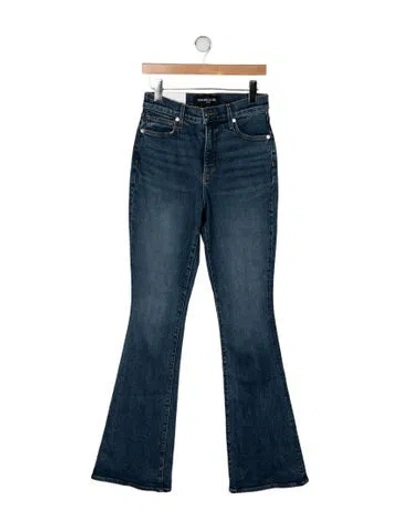 Pre-owned Veronica Beard High-rise Flared Jeans W/ Tags In Blue