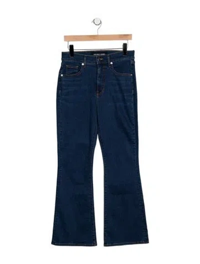 Pre-owned Veronica Beard High-rise Flared Jeans W/ Tags In Blue