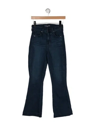 Pre-owned Veronica Beard High-rise Flared Jeans W/ Tags In Blue