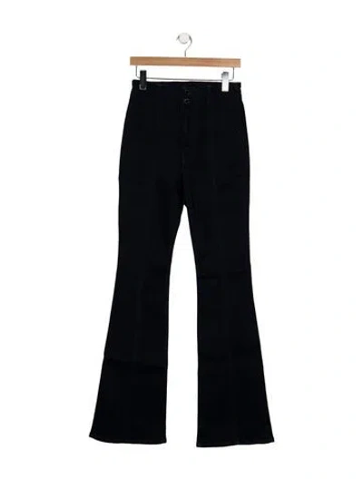 Pre-owned Veronica Beard High-rise Flared Jeans W/ Tags In Blue
