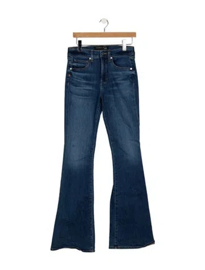 Pre-owned Veronica Beard High-rise Flared Jeans W/ Tags In Blue