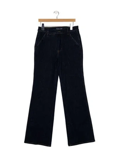 Pre-owned Veronica Beard High-rise Flared Jeans W/ Tags In Blue