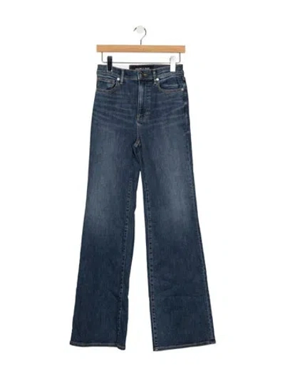 Pre-owned Veronica Beard High-rise Flared Jeans W/ Tags In Blue