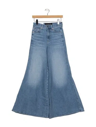 Pre-owned Veronica Beard High-rise Flared Jeans W/ Tags In Blue