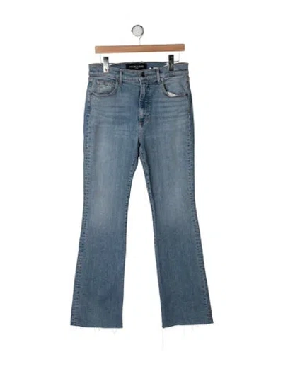 Pre-owned Veronica Beard High-rise Flared Jeans W/ Tags In Blue