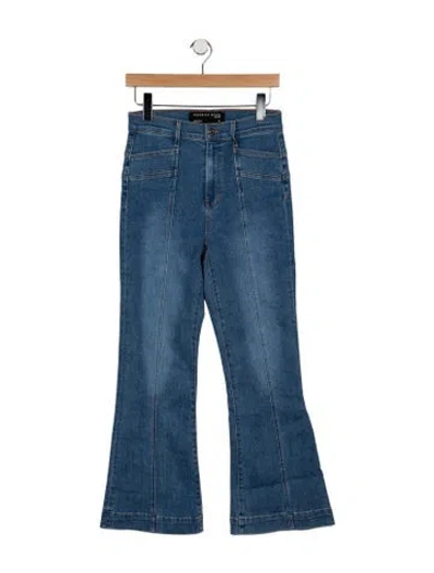 Pre-owned Veronica Beard High-rise Flared Jeans W/ Tags In Blue