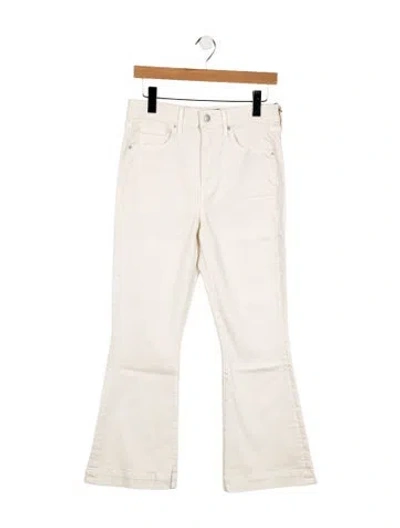 Pre-owned Veronica Beard High-rise Flared Jeans W/ Tags In Neutral