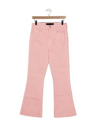 Pre-owned Veronica Beard High-rise Flared Jeans W/ Tags In Pink