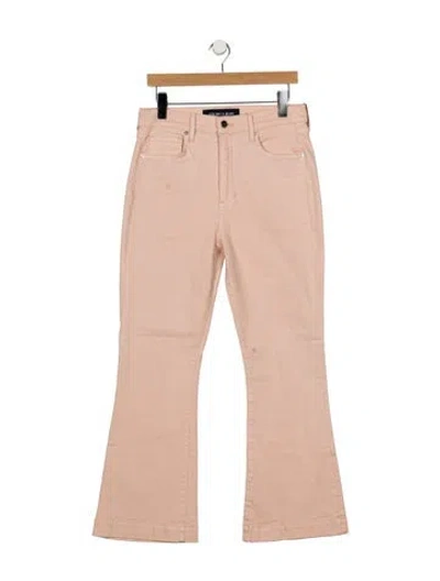 Pre-owned Veronica Beard High-rise Flared Jeans W/ Tags In Pink
