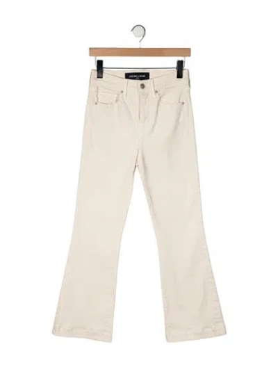 Pre-owned Veronica Beard High-rise Flared Jeans In Yellow