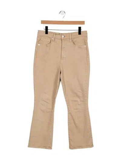 Pre-owned Veronica Beard High-rise Flared Jeans In Yellow