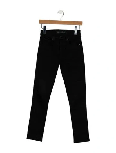 Pre-owned Veronica Beard High-rise Skinny Leg Jeans In Black