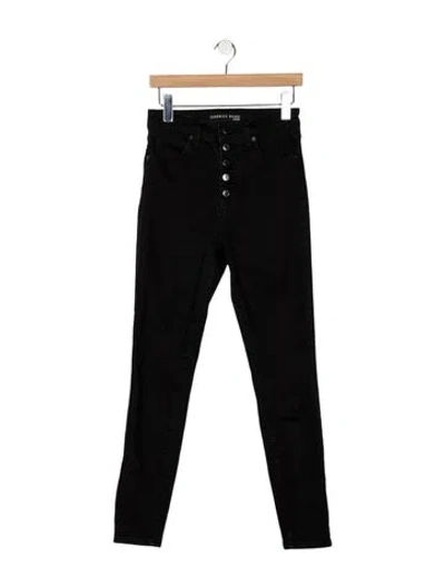 Pre-owned Veronica Beard High-rise Skinny Leg Jeans In Black