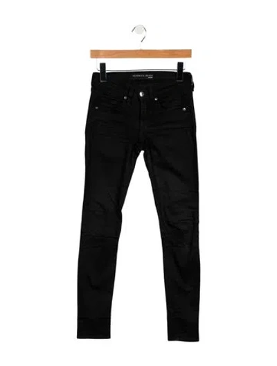Pre-owned Veronica Beard High-rise Skinny Leg Jeans In Black