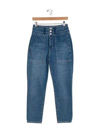 Pre-owned Veronica Beard High-rise Skinny Leg Jeans In Blue