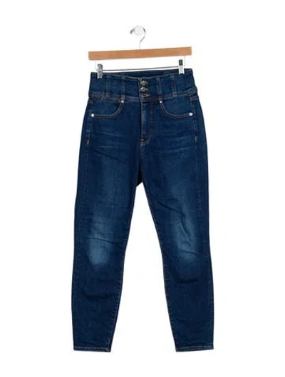 Pre-owned Veronica Beard High-rise Skinny Leg Jeans In Blue