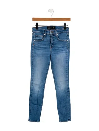 Pre-owned Veronica Beard High-rise Skinny Leg Jeans In Blue