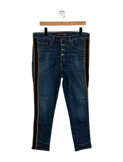 Pre-owned Veronica Beard High-rise Skinny Leg Jeans In Blue