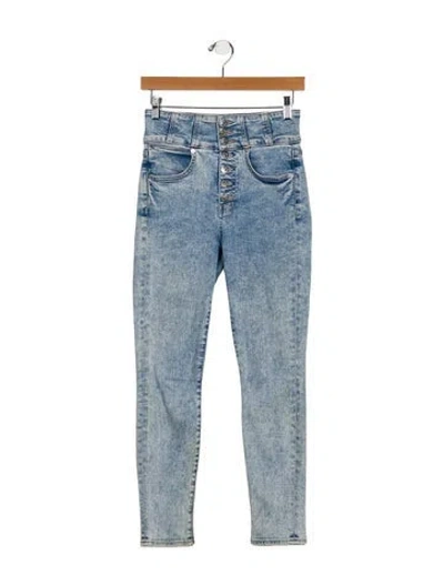 Pre-owned Veronica Beard High-rise Skinny Leg Jeans In Blue