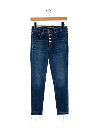 Pre-owned Veronica Beard High-rise Skinny Leg Jeans In Blue