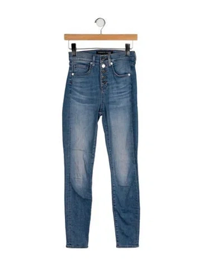 Pre-owned Veronica Beard High-rise Skinny Leg Jeans In Blue