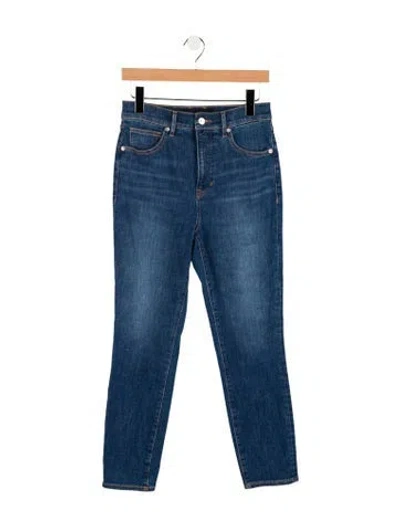 Pre-owned Veronica Beard High-rise Skinny Leg Jeans In Blue