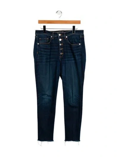 Pre-owned Veronica Beard High-rise Skinny Leg Jeans In Blue