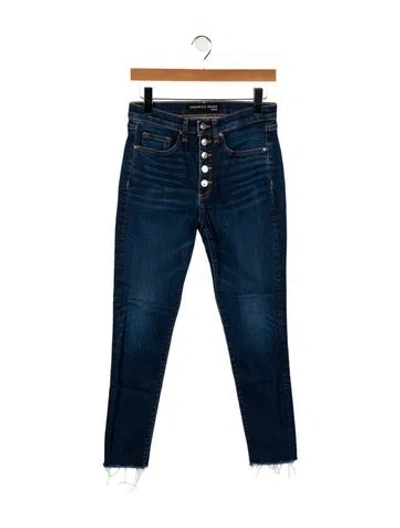 Pre-owned Veronica Beard High-rise Skinny Leg Jeans In Blue