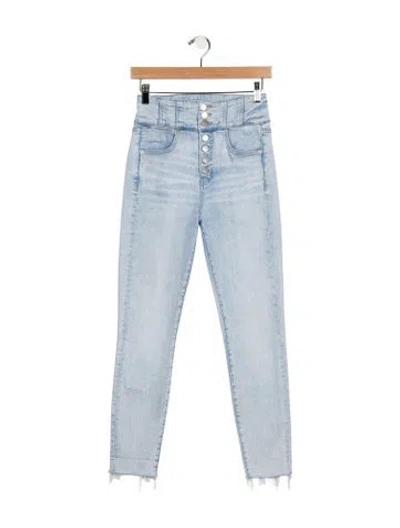 Pre-owned Veronica Beard High-rise Skinny Leg Jeans In Blue