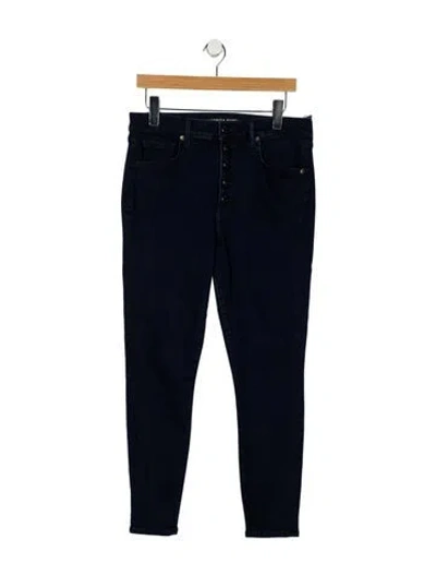 Pre-owned Veronica Beard High-rise Skinny Leg Jeans In Blue
