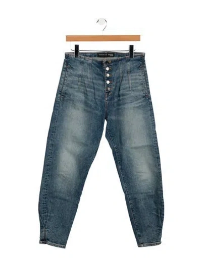 Pre-owned Veronica Beard High-rise Skinny Leg Jeans In Blue