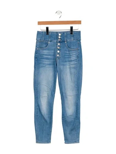 Pre-owned Veronica Beard High-rise Skinny Leg Jeans In Blue