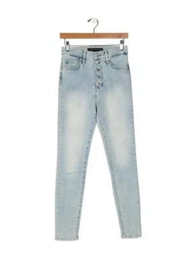 Pre-owned Veronica Beard High-rise Skinny Leg Jeans In Blue