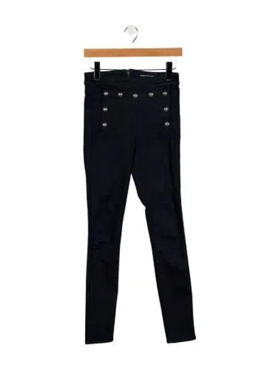 Pre-owned Veronica Beard High-rise Skinny Leg Jeans In Blue