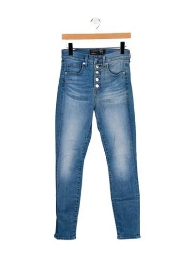 Pre-owned Veronica Beard High-rise Skinny Leg Jeans In Blue