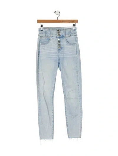 Pre-owned Veronica Beard High-rise Skinny Leg Jeans In Blue