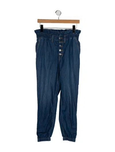 Pre-owned Veronica Beard High-rise Skinny Leg Jeans In Blue