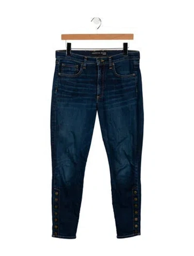 Pre-owned Veronica Beard High-rise Skinny Leg Jeans In Blue
